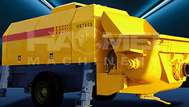 HBT60 Trailer Concrete Pump Mixer